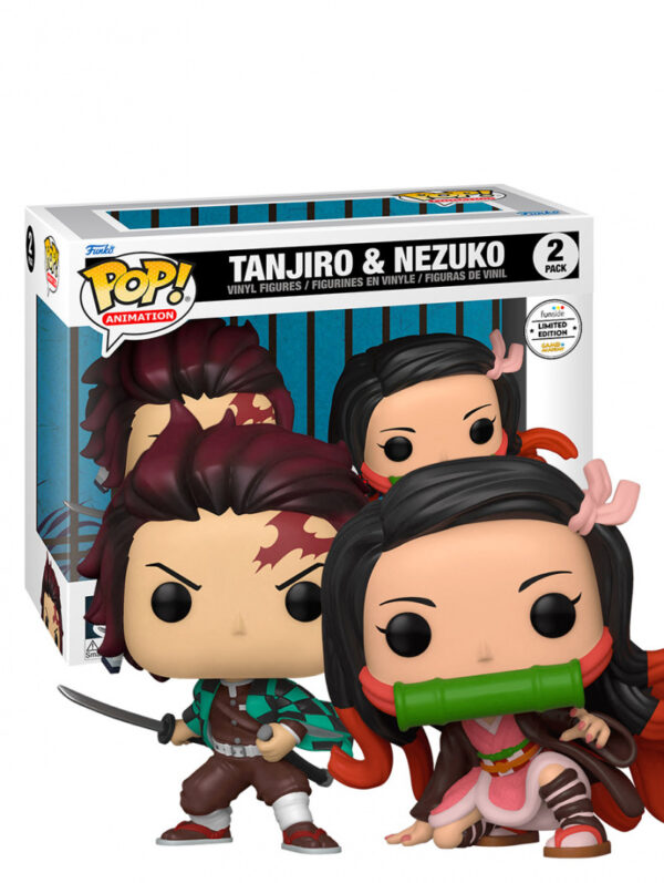 Funko Pop! Demon Slayer - Tanjiro & Nezuko (Special Ed. 9 cm)